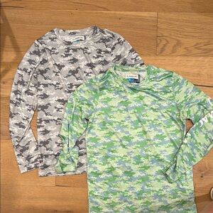 Magellan Long Sleeve Camo Shirts - Green and Gray
